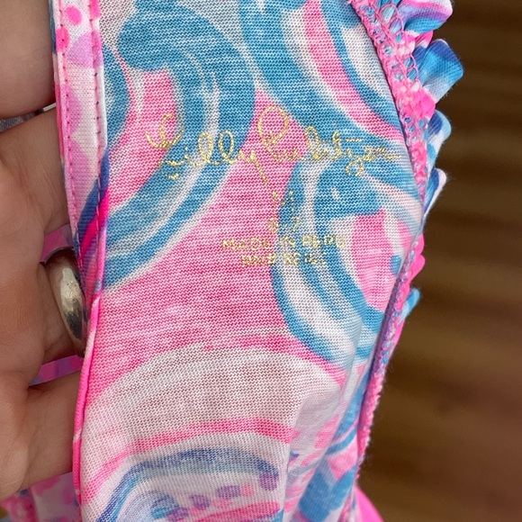Lilly Pulitzer Pink and Blue Maxi Dress - Picture 4 of 4